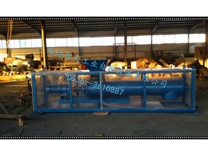 TJ型調(diào)速定量給料螺旋秤，特點(diǎn)是計(jì)量和給料同時(shí)進(jìn)行，只由一條螺旋即可完成。